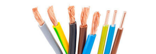 Cables de diferente colores y milímetros